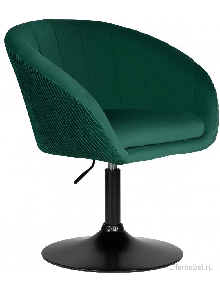 Кресло Dobrin Edison Black зеленый велюр 1922-9