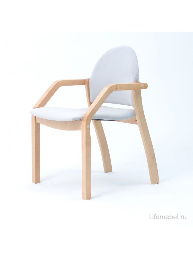 Кресло Джуно 2.0 натуральный / серый