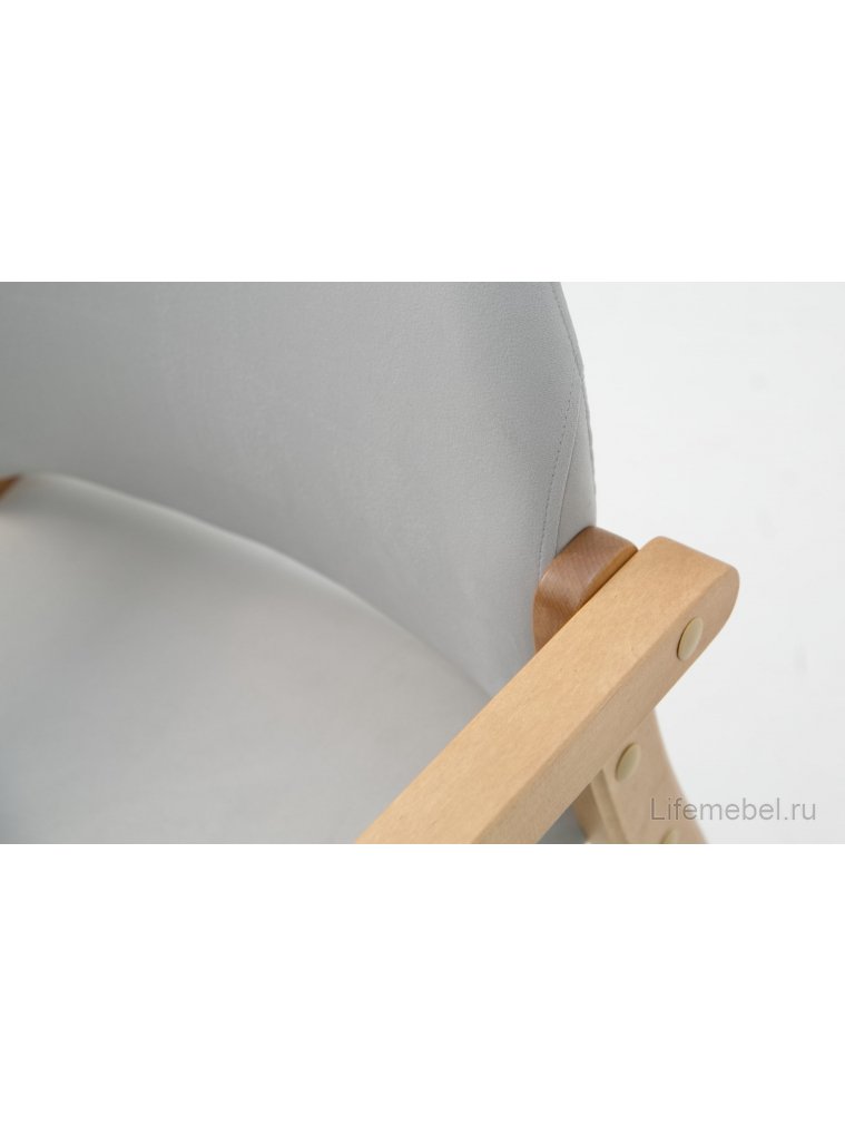 Кресло Джуно 2.0 натуральный / серый
