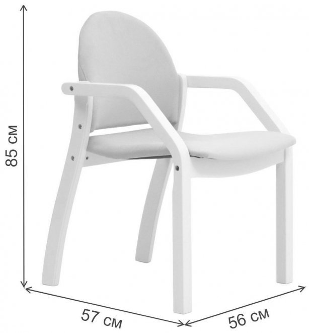Кресло Джуно 2.0 натуральный / серый