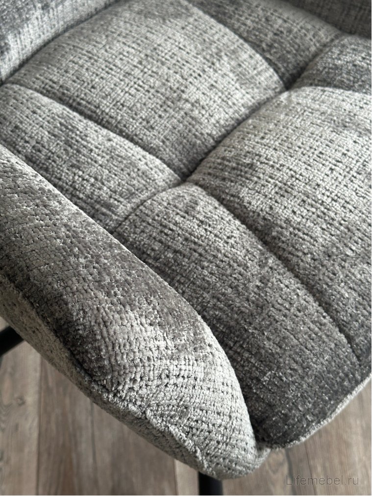 Кресло Eilat серое / черное