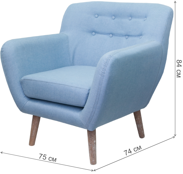 Кресло Fuller 5KS24014-B blue