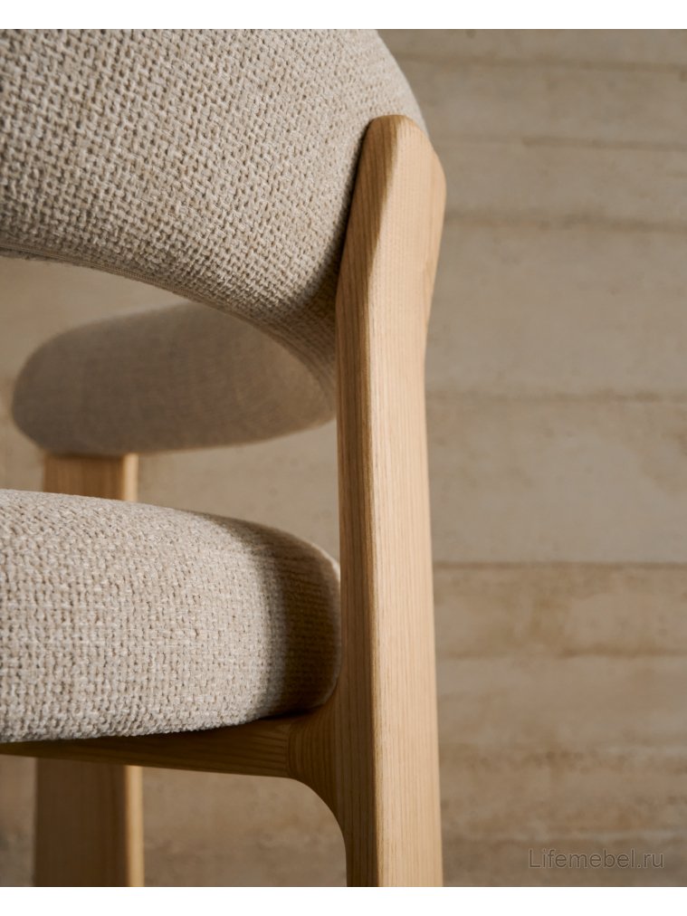 Кресло Granite бежевое / натуральное