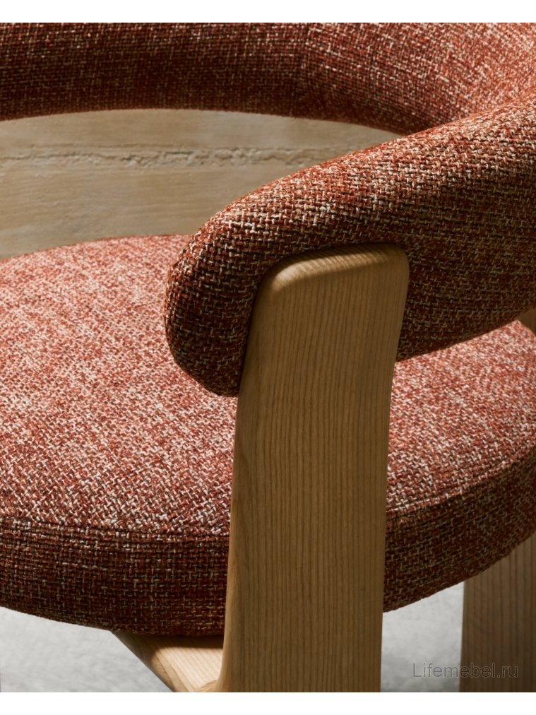 Кресло Granite терракотовое / ясень