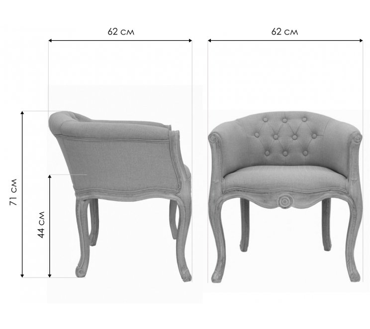 Кресло Kandy 5KS24559-G grey