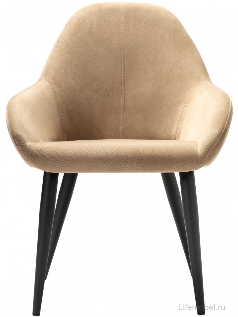 Кресло Kent Diag beige / черное