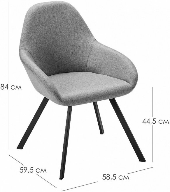 Кресло Kent тёмно-зеленое / арки