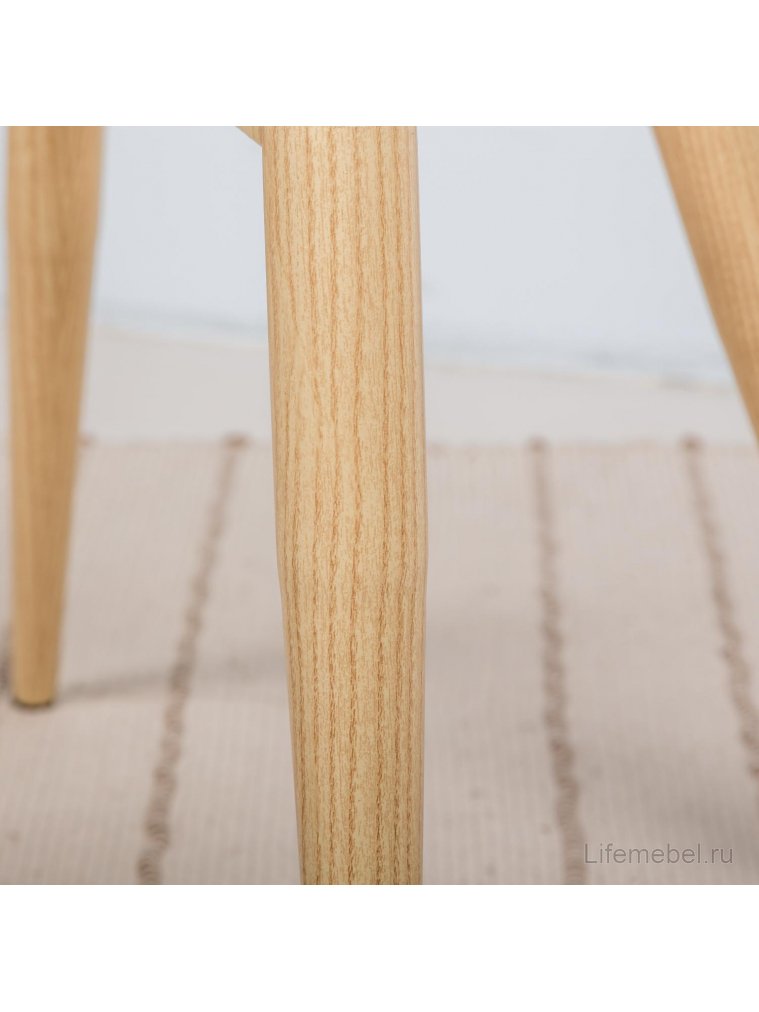 Кресло Kent желтое / натуральный дуб