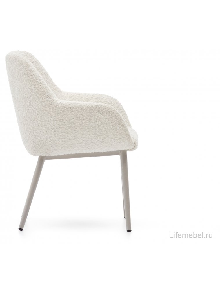 Кресло Konna белое / серое