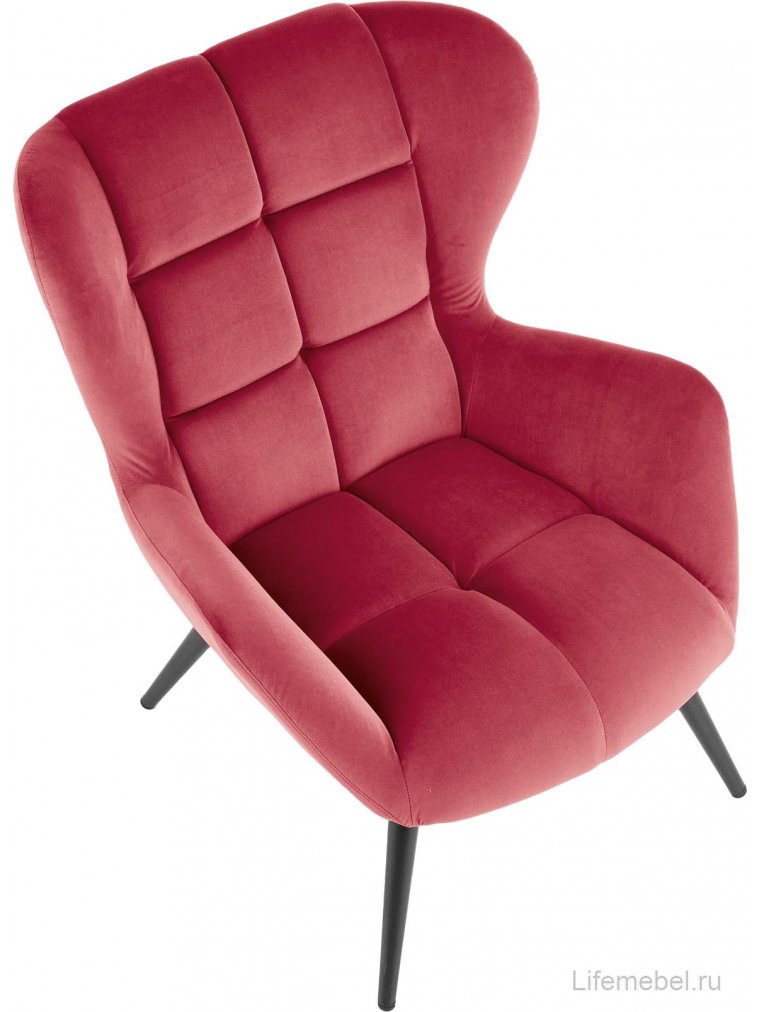 Кресло Tyrion бордовый / черный