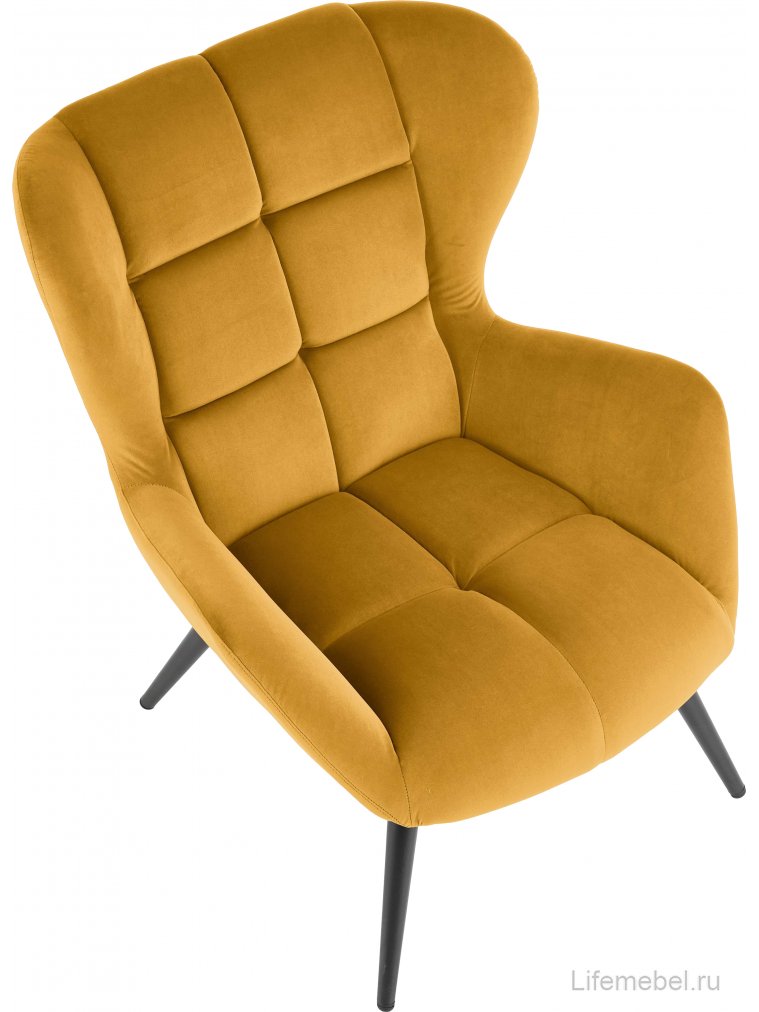 Кресло Tyrion горчичный / черный