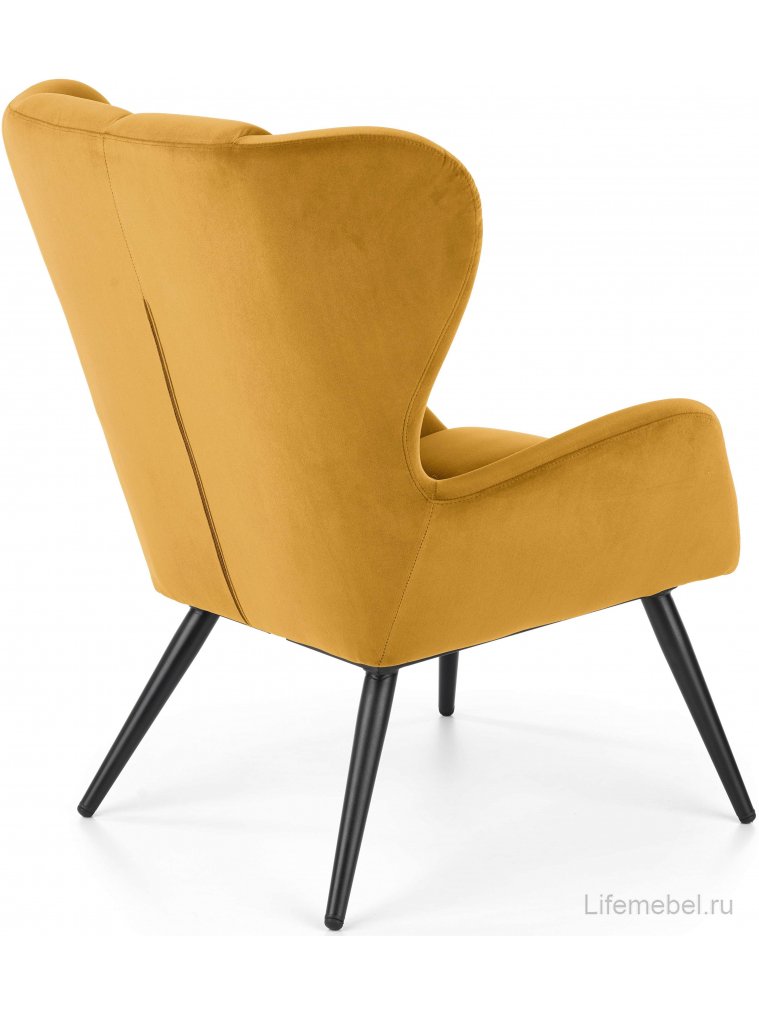 Кресло Tyrion горчичный / черный