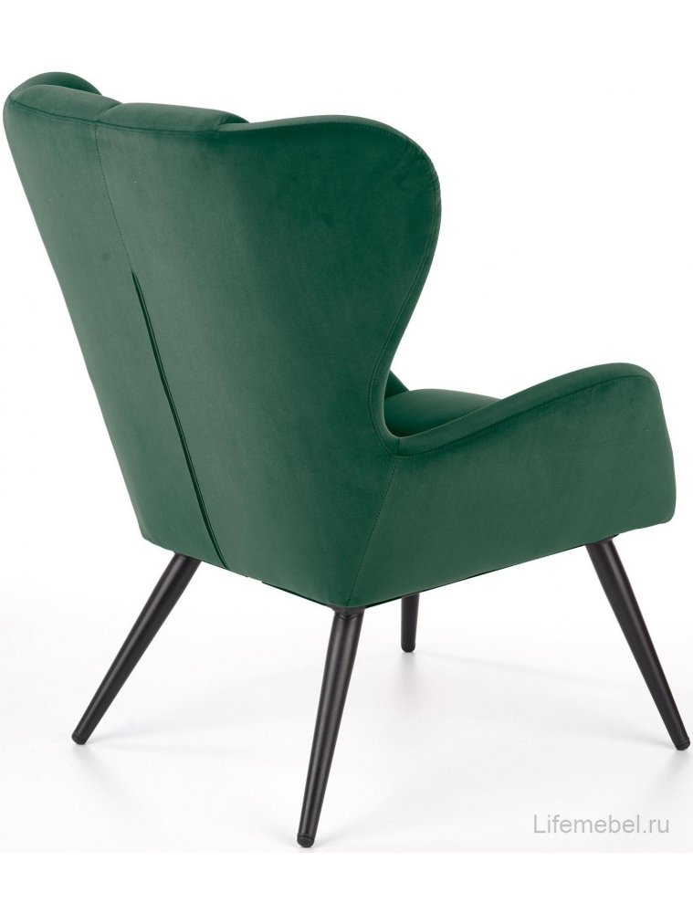Кресло Tyrion темно-зеленый / черный