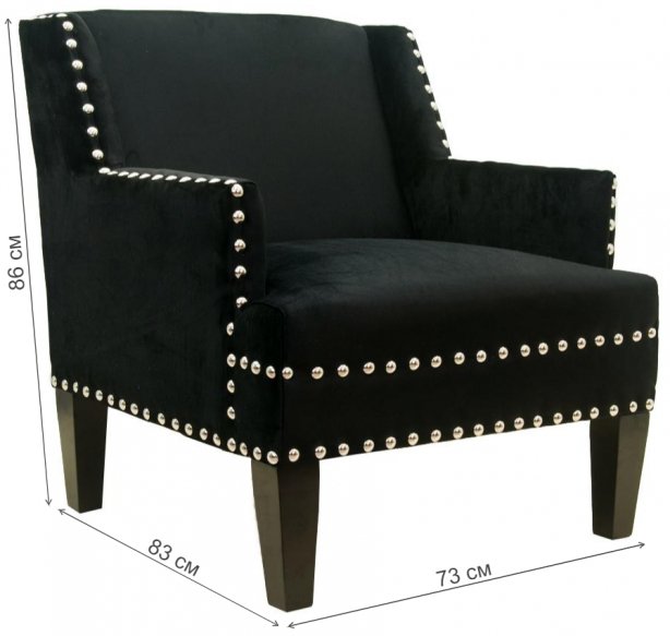 Кресло Mart KS-32-1-KD черное