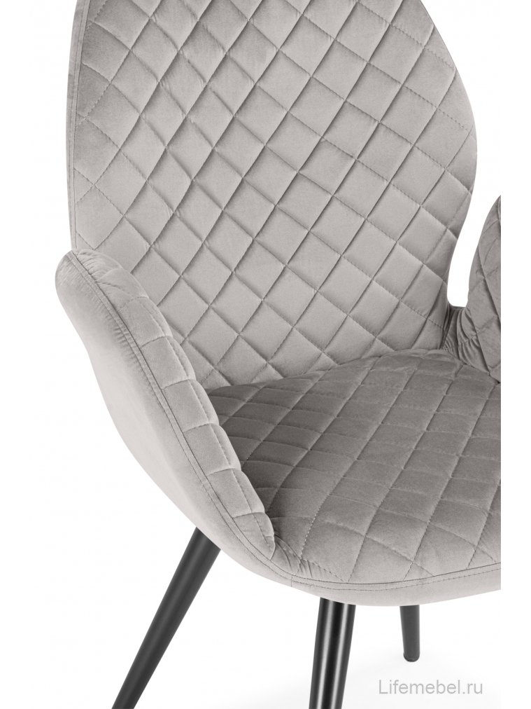 Кресло Муат поворотное confetti silver / черный