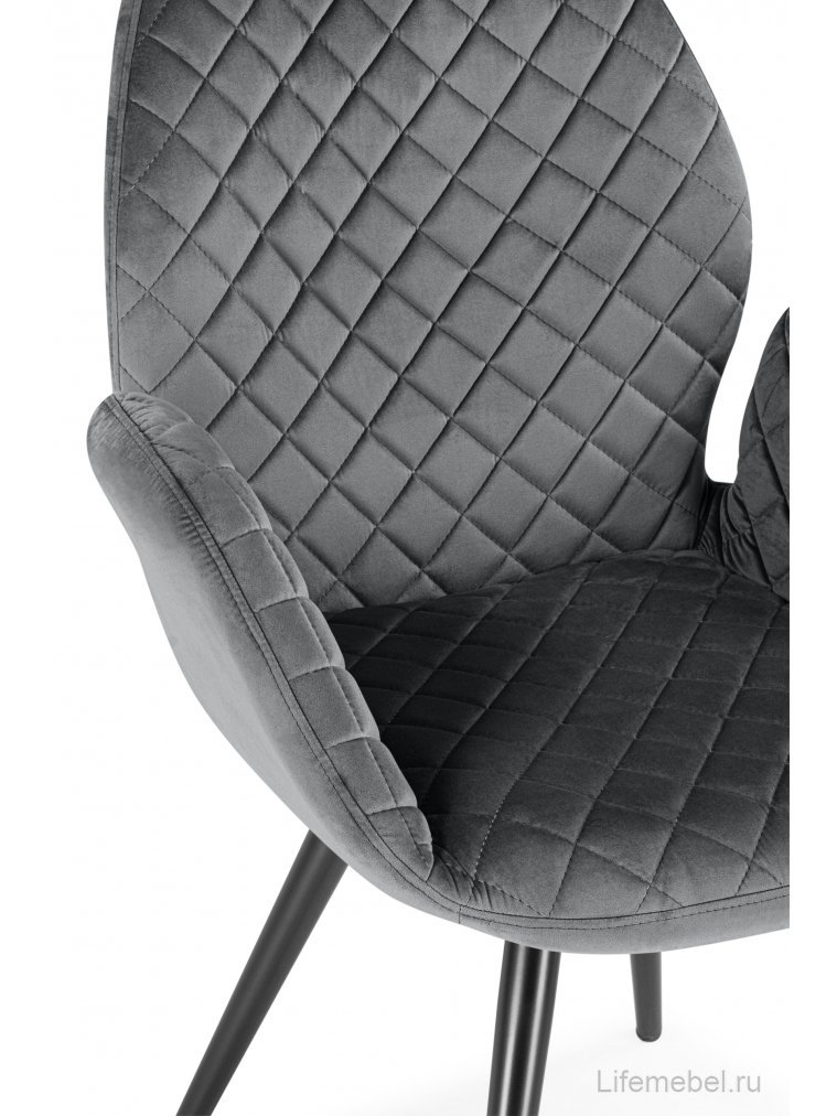 Кресло Муат поворотное графитовый / черный