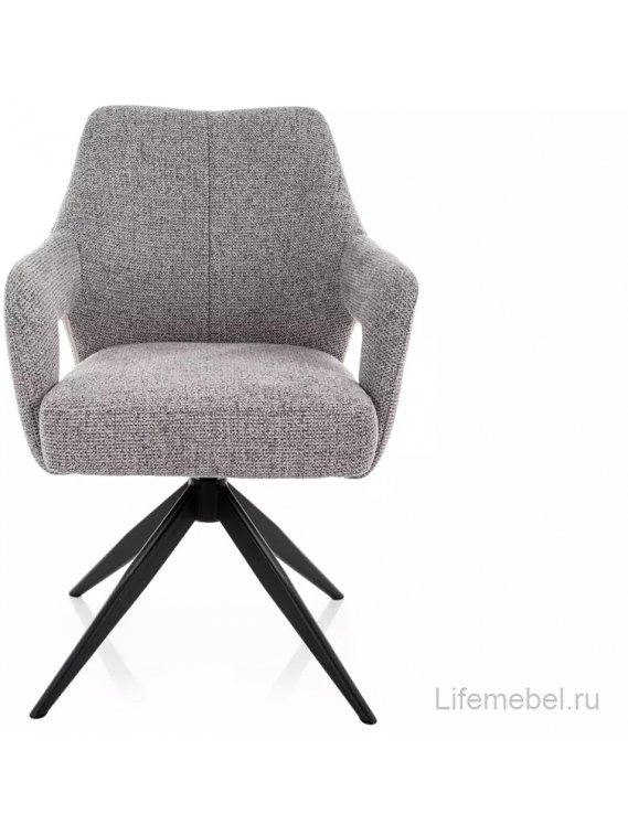 Кресло Olsen поворотный серый (noelle 09)
