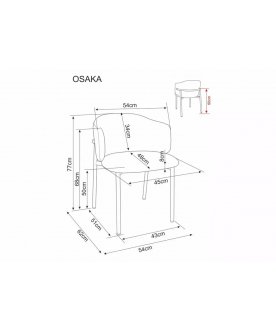 Кресло Osaka t.254