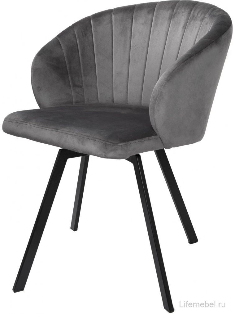 Кресло поворотное Ренен графит / черное