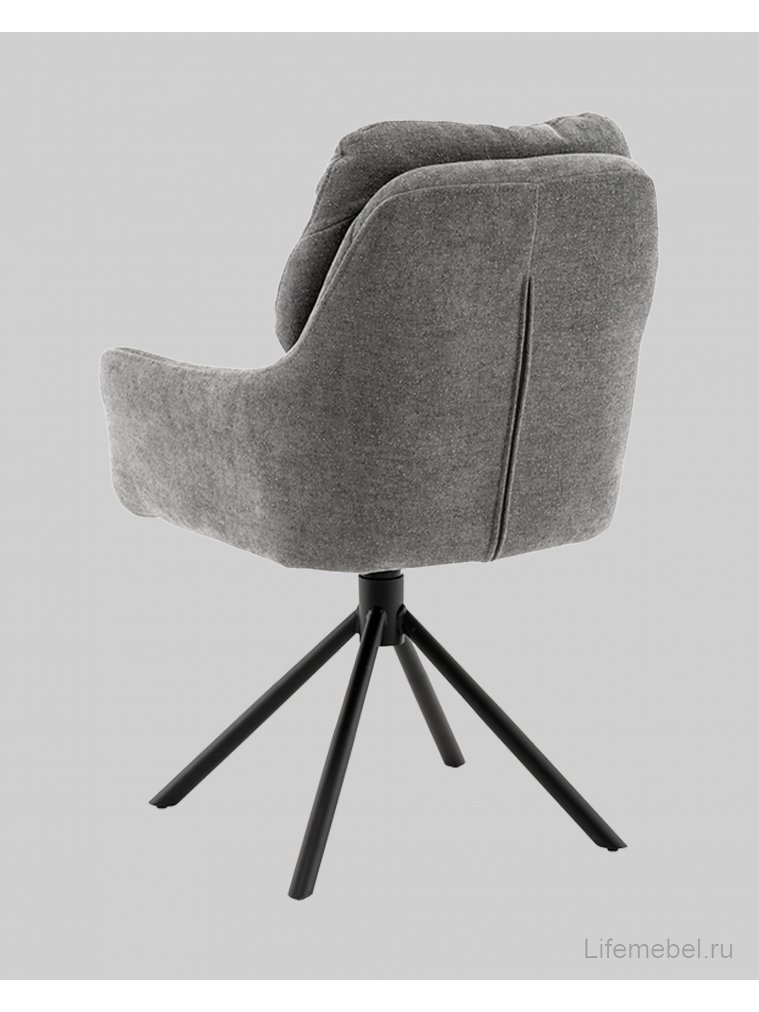 Кресло Ларио букле / серый