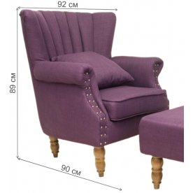 Кресло с пуфом Lab