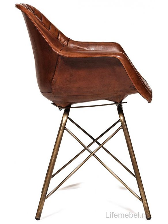 Кресло Secret De Maison Eames Bull mod. M-17668 античная медь / коричневый