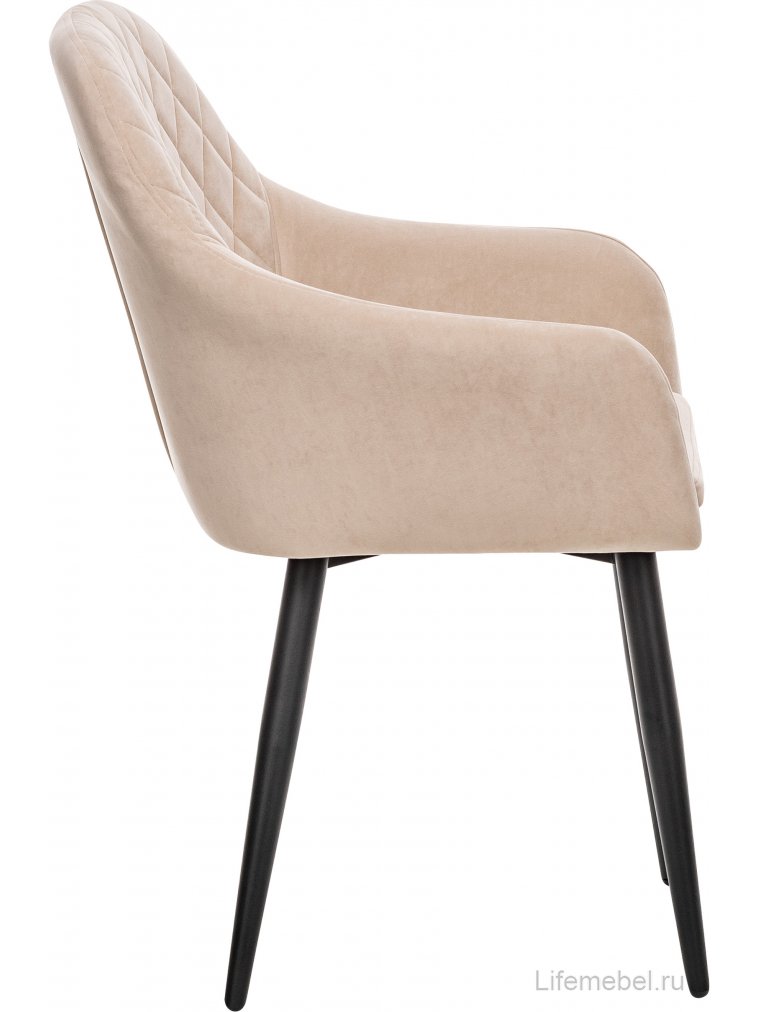 Кресло Слим бежевый / черный