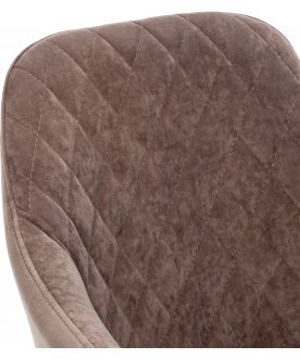 Стул-кресло Слим латте / черный