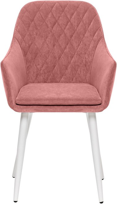 Кресло Слим персиковый / белый