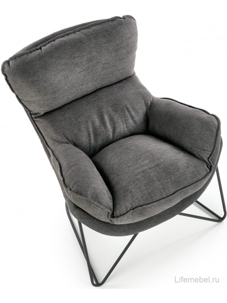 Кресло Volker темно-серый / черный