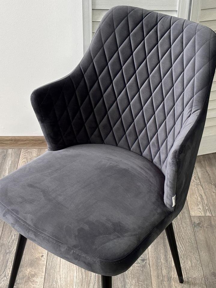 Кресло поворотное Herman темно-серое / черное