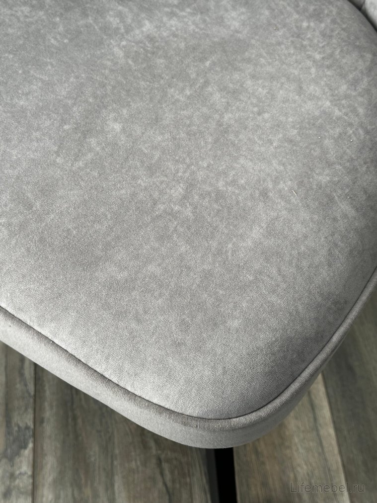 Кресло Skat велюр серый B22 / черный