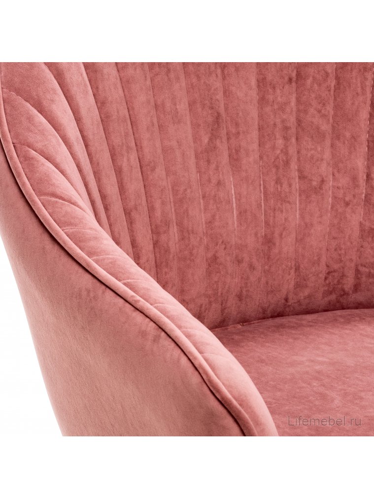 Кресло Вайд персиковый / черный