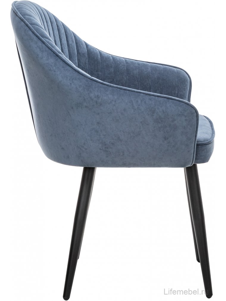 Кресло Вайд синий / черный