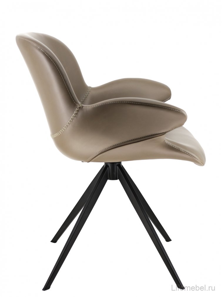 Обеденное кресло Everprof Aurora экокожа серый