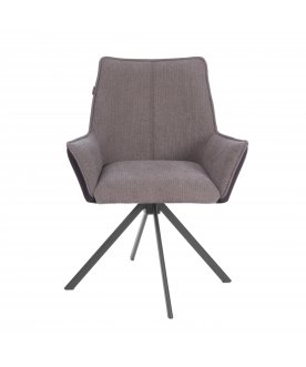 Стул-кресло Murano бежевый / коричневый