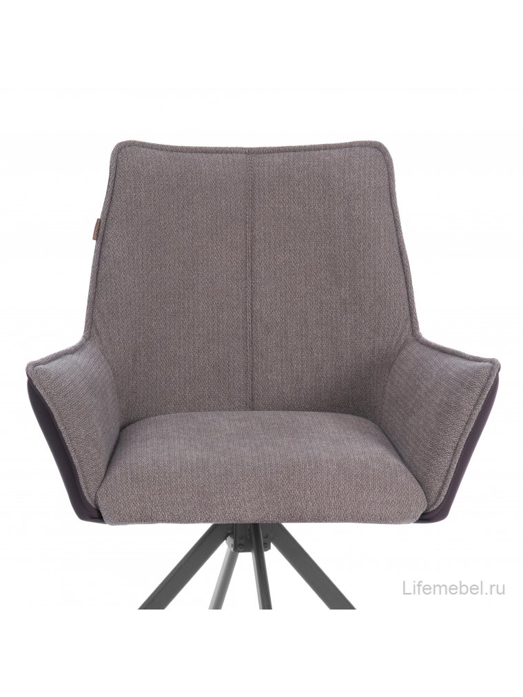 Стул на металлокаркасе Murano бежевый / коричневый