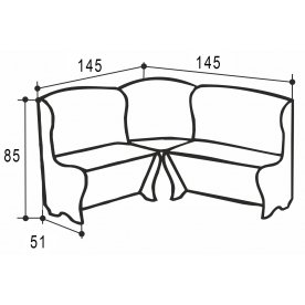 Кухонный уголок Аленка-3 большой