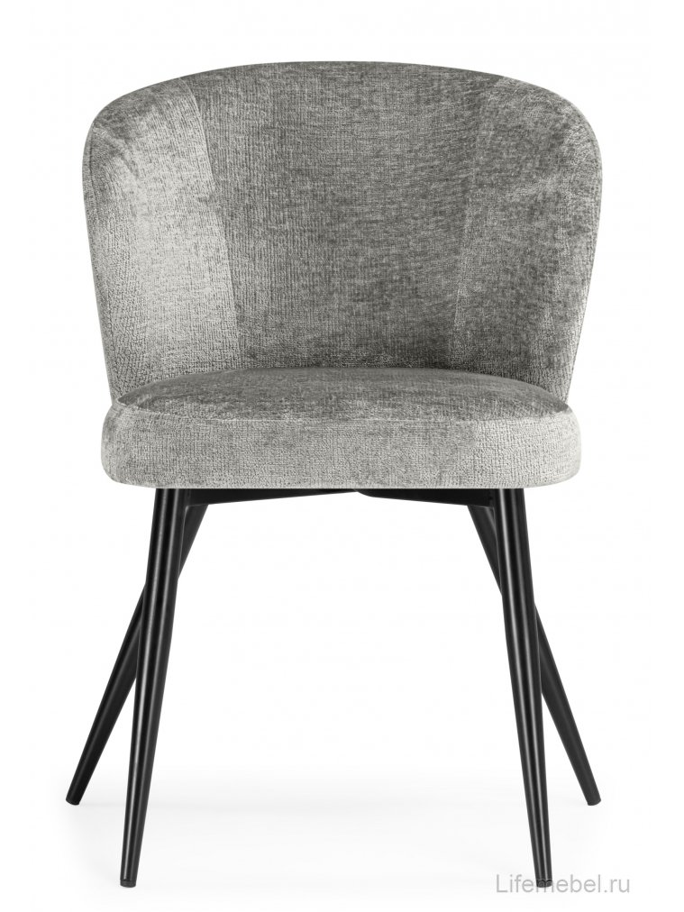 Комплект стульев 2 шт "Стул на металлокаркасе Gref gray / black"