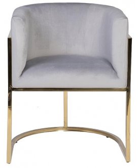 Стул-кресло 30C-DX-2010-1 LBG серо-голубое