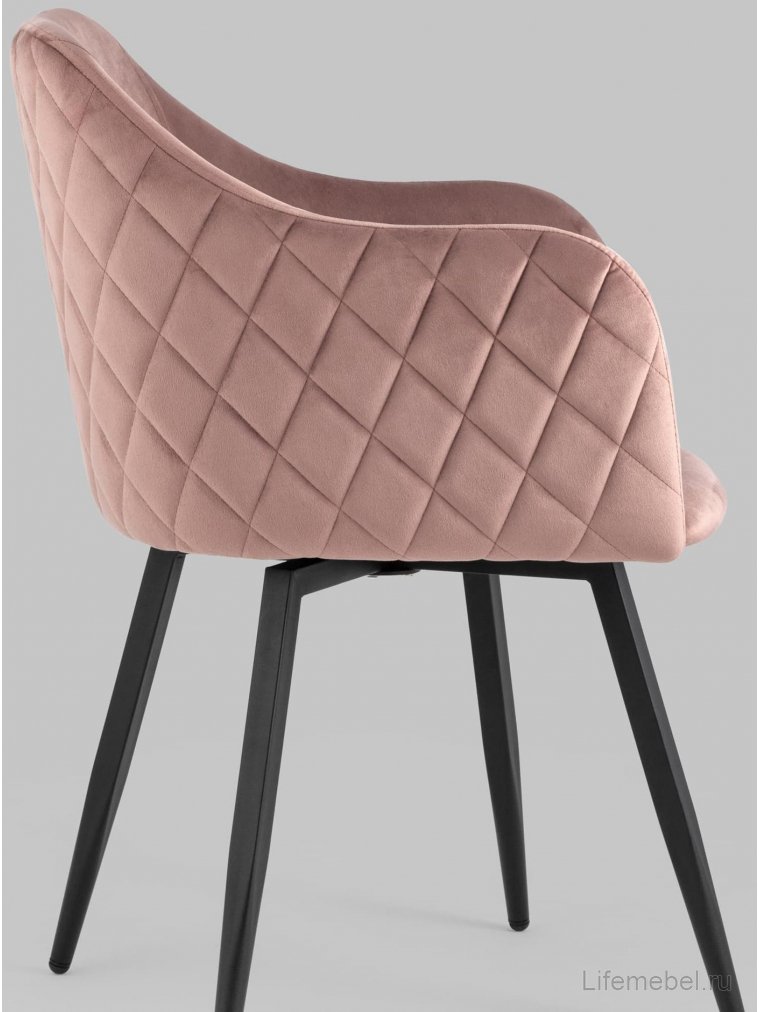 Кресло Эльмовит крутящееся пыльно-розовое