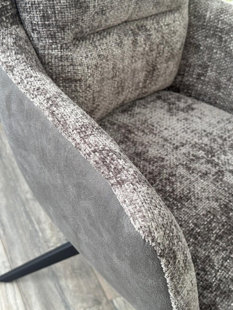 Кресло Garland 360 поворотное haga-16 серый / gino-457 серый / черный