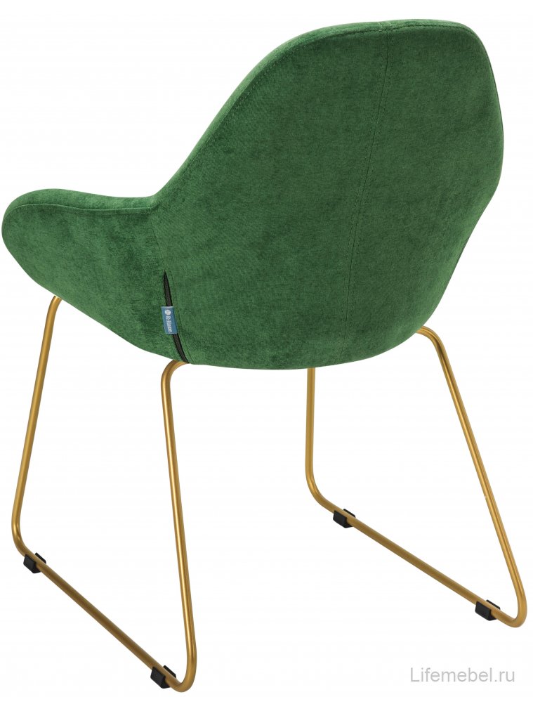 Кресло Kent Линк грин / золотое