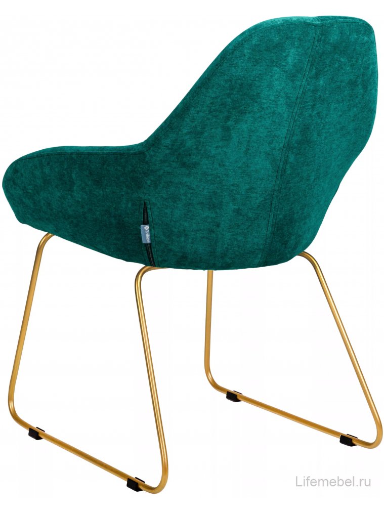 Кресло Kent Линк изумрудное / золотое