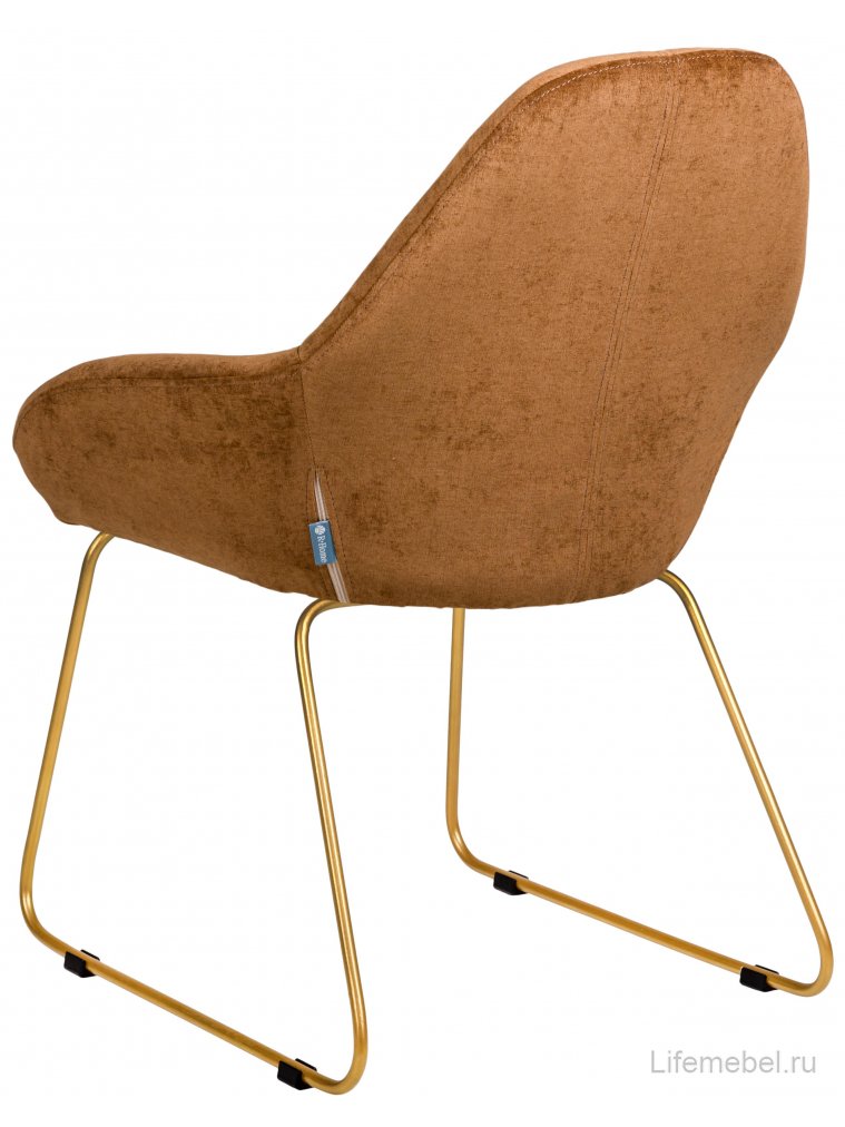 Кресло Kent Линк коричневое / золотое