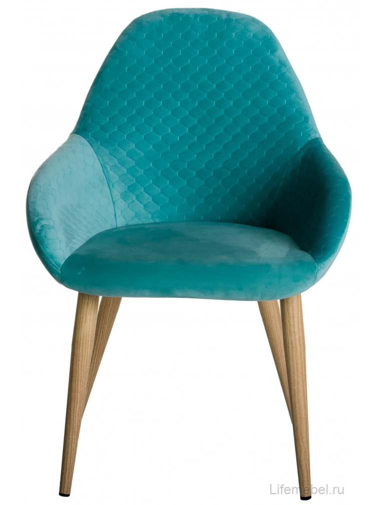 Кресло Kent минт / натуральный дуб