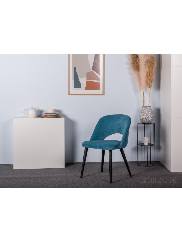 Кресло Lars блю / чёрное