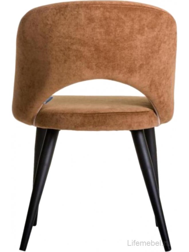 Кресло Lars коричневое / чёрное