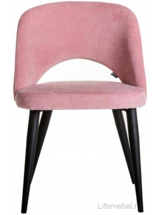 Кресло Lars розовое / чёрное