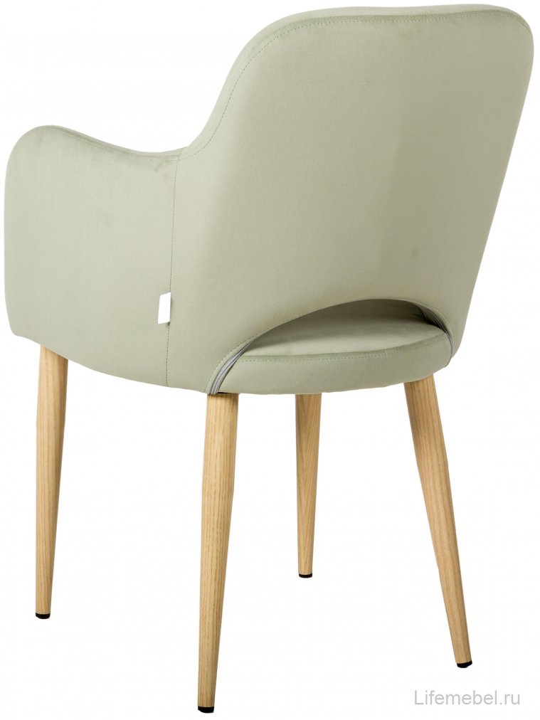 Кресло Ledger Эко фисташковое / натуральный дуб